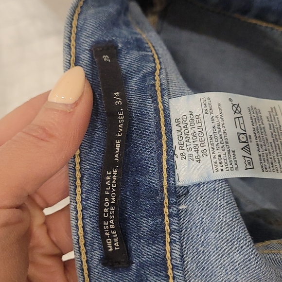 Banana republic cropped flare jeans - Picture 4 of 5